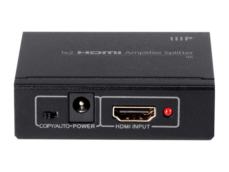 Monoprice مضخم ومقسم HDMI Monoprice Blackbird 4K 1x2 - لون عميق 48 بت، دعم فيديو ثلاثي الأبعاد، أسود - Image 3