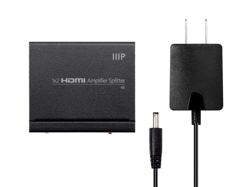 Monoprice مضخم ومقسم HDMI Monoprice Blackbird 4K 1x2 - لون عميق 48 بت، دعم فيديو ثلاثي الأبعاد، أسود - Image 5