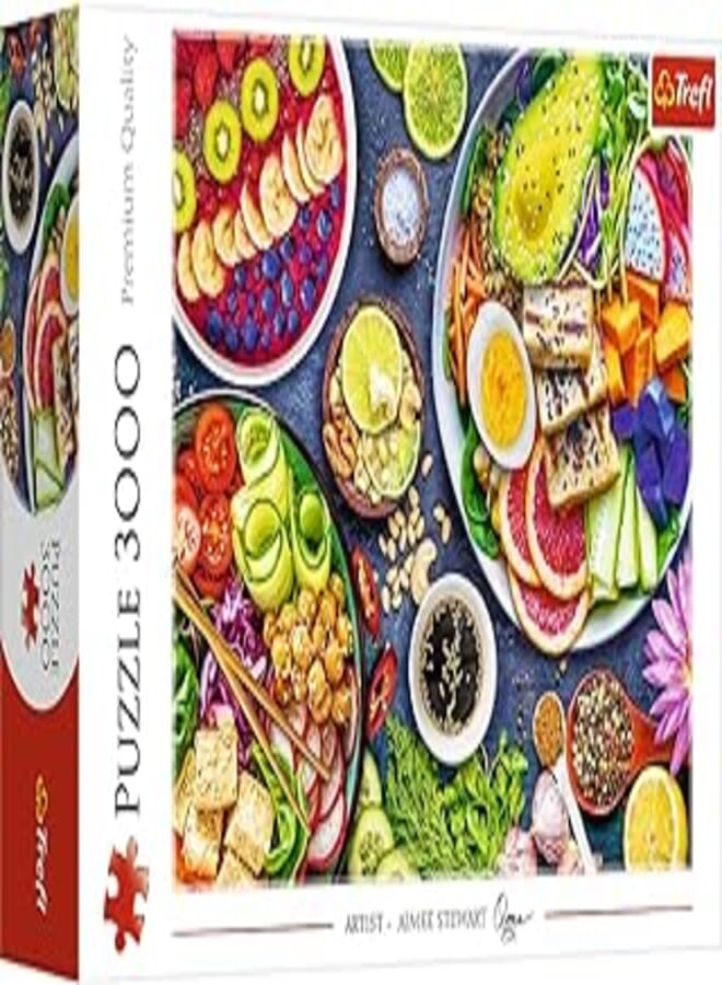 Trefl Puzzles - "3000" - Buddha Bowl 33077