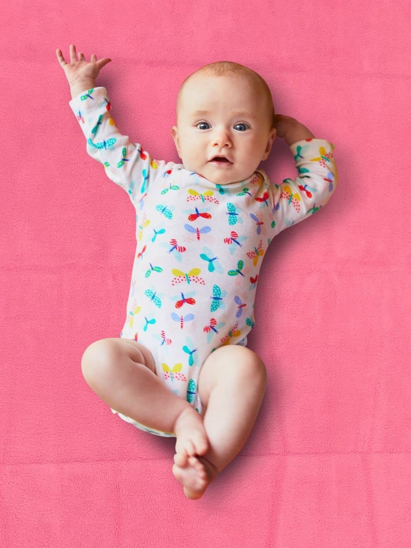 BIANCA Soft Bamboo Baby Dry Sheet, Mattress Protector -2pc Extra Large (smartdry) | Waterproof & Breathable Anti Bacterial | Baby Dry Sheet & Mattress Protector. Smart Dry-dk.Pink - Image 3