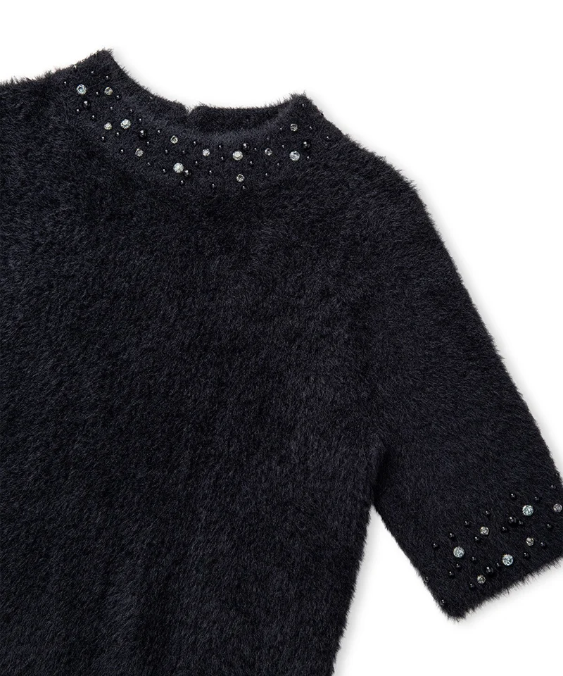 Ipekyol  Embellished Soft Knit Top for Women | Best Price UAE
