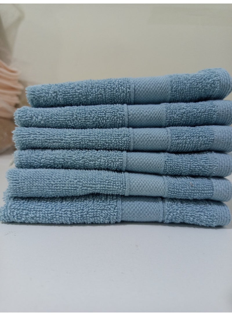 TM Home 30*30 Luxury Hotel Towels  – 100% Egyptian Cotton – Soft, Absorbent, and Durable - Image 3