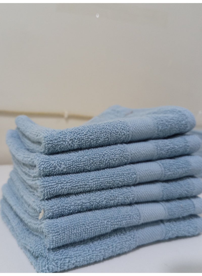 TM Home 30*30 Luxury Hotel Towels  – 100% Egyptian Cotton – Soft, Absorbent, and Durable - Image 1
