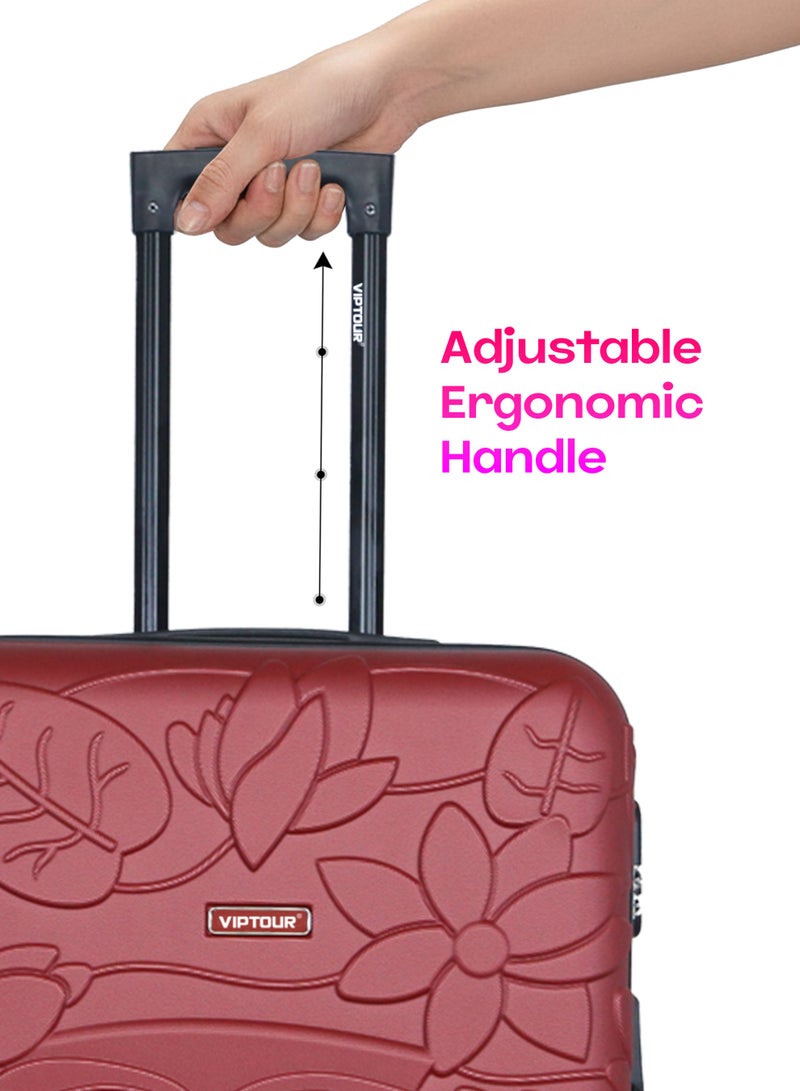 فيبتور طقم حقائب سفر 3 قطع ABS بعجلات مع نظام رقم قابل للقفل - Image 5