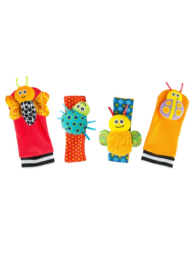New Color Insect Bee Butterfly Baby Rattle Watch With Socks Newborn Baby 0-1 Year Old Set - Image 5