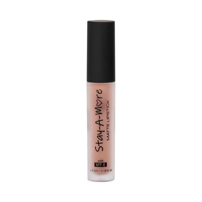 Armaf Beaute Make Up Stay A More Liquid Lipstick Nude Brown 5.5ml, Lightweight Lip Stick, Long Lasting Finish, Weightless Formula, Comfortable Wear, Smudge Proof, Non Drying, Hydrating, Bold & Vibrant