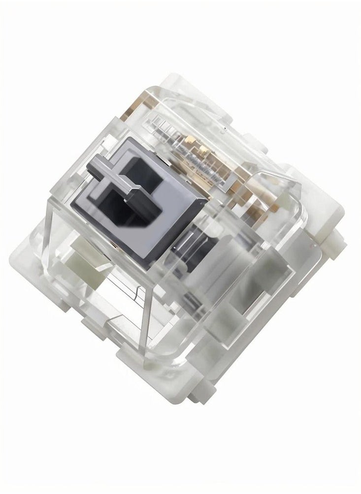 Beauenty - 3Pin Linear Keyboard Switches 110Pcs Outemu Switch Mechanical Keyboards Silver Gaming Switch for Keyboard - Image 1