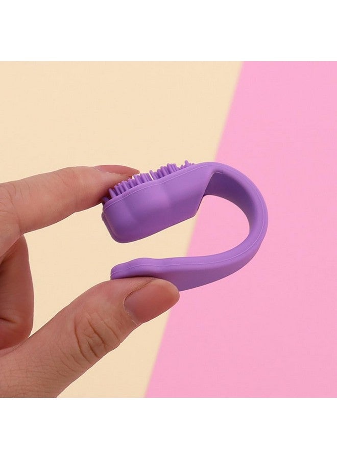 KATPOSIN Silicone Dog Toothbrushes, Set of 4,Dog Toothbrush Finger Toothbrush，Dog Chin Cleaning Tool，Easy to Clean Teeth, Suitable for Dogs, Cats and Pets to use - Image 5