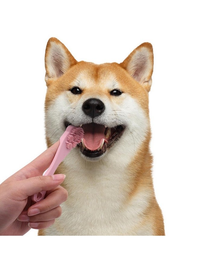 KATPOSIN Silicone Dog Toothbrushes, Set of 4,Dog Toothbrush Finger Toothbrush，Dog Chin Cleaning Tool，Easy to Clean Teeth, Suitable for Dogs, Cats and Pets to use - Image 3