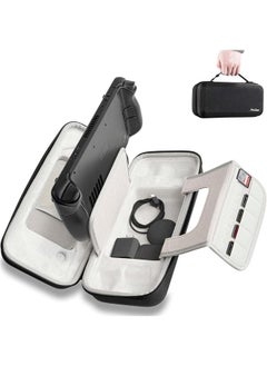 Carrying Case For Steam Deck And Rog Ally Hard Travel Protective Case Large Storage Shell For Steam Deck Console Sd Card Ac Charger And Other Accessories With Stand And Handle Black