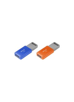 PNY Usb 2.0 Flash Drives 32Gb Assorted Pack Of 2 Pfd32Gx2Odmge  - Image 1