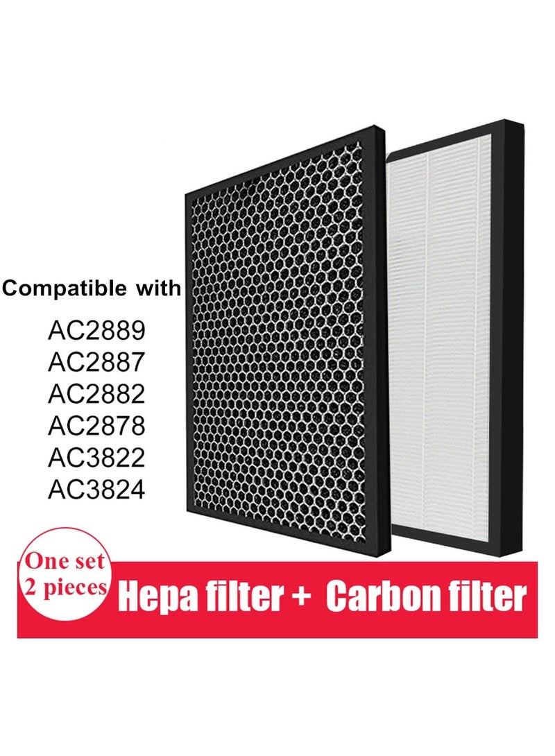 HOFEESEA Replacement HEPA and carbon filter FY2422 FY2420 for Philips air purifier AC2887 AC2889 C2882 AC2878 C3824 AC3822  - Image 4