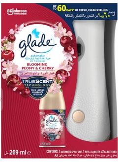 Glade Automatic Air Freshener, Rose & Cranberry Scent, 269 ml