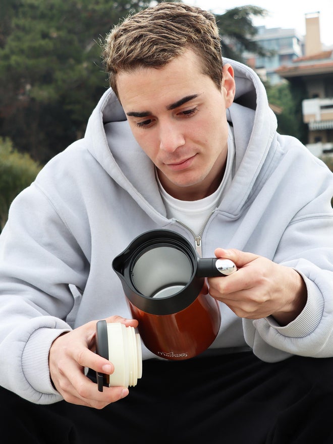 Any Morning Stainless Steel Thermal Carafe Copper SI232250 - Image 2