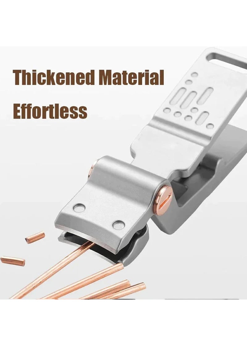 SYOSI Toenail Clippers for Thick Nails Stainless Steel Splash-Proof Crocodile Nail Clippers Fingernail Cutters with Large Opening for Thick Nails and Toenails Men Women - Image 2