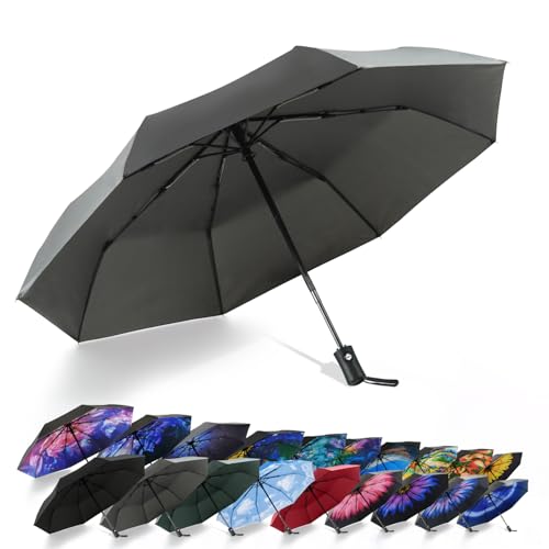SY COMPACT Travel Umbrella Windproof Automatic Umbrellas Small Compact UV Sun Protection Factory Outlet Umbrella - Image 1