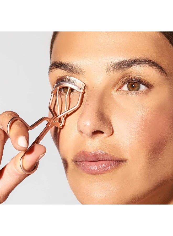 تويزرمان أداة تجعيد الرموش الكلاسيكية من تويزرمان باللون الذهبي الوردي - Image 3