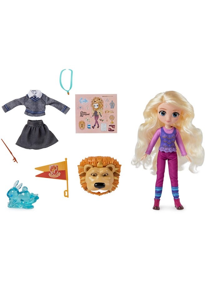WIZARDING WORLD Harry Potter 8Inch Luna Lovegood Gift Set With 2 Outfits 5 Doll Accessories Kids Toys For Ages 5 And Up - Image 3
