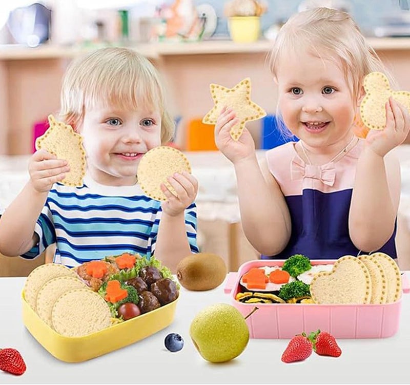 Aacehlh Cookie Cutter Set for Baking, 5PCS Sandwich Fondant Cake Fruit Vegetable Shapes Cutter Set (Heart) - Image 5