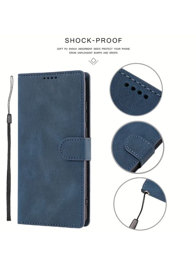 Rose Golden Wallet Flip Case For iPhone 11 Pro Max With Card Slots And Strap - Image 2