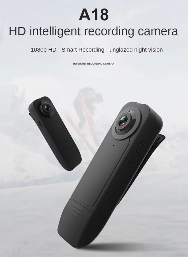 Mini Body Camera with Audio & Video Recording, Small POV Cam 1080P with 128G Card , Wearable Personal Portable Cameras Recorder DV, Night Version Camcorder for Security Work Records Guard Traveling  - Image 5