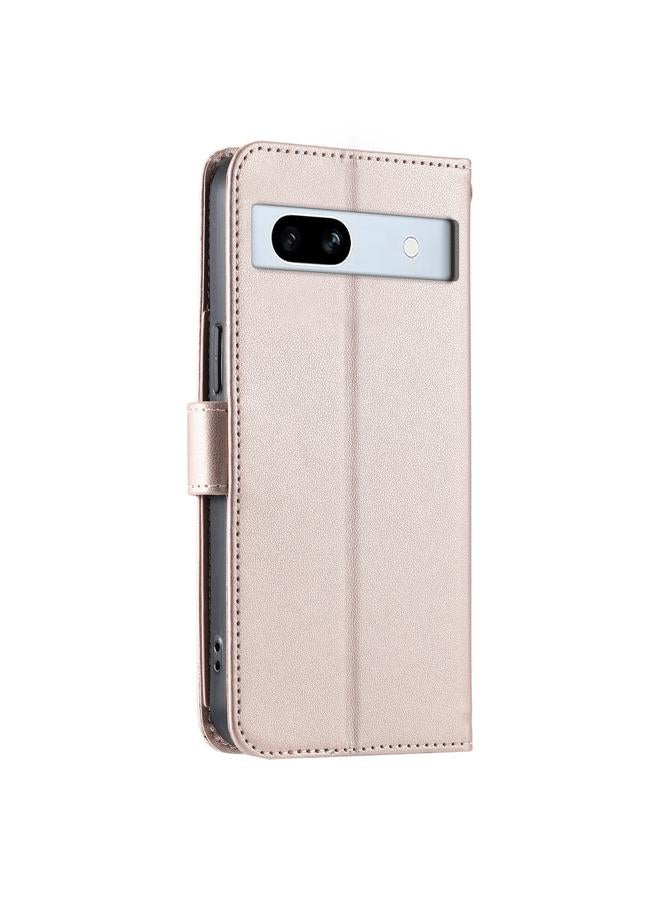 Green Tiger Case For Google Pixel 7a Ring Buckle Rhombic Leather Phone Case - Image 3