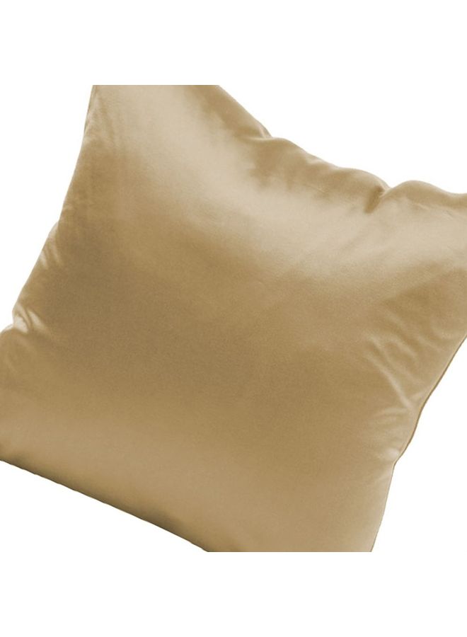 NIBEMINENT Solid Cushion Cover Gold 50x50cm - Image 4