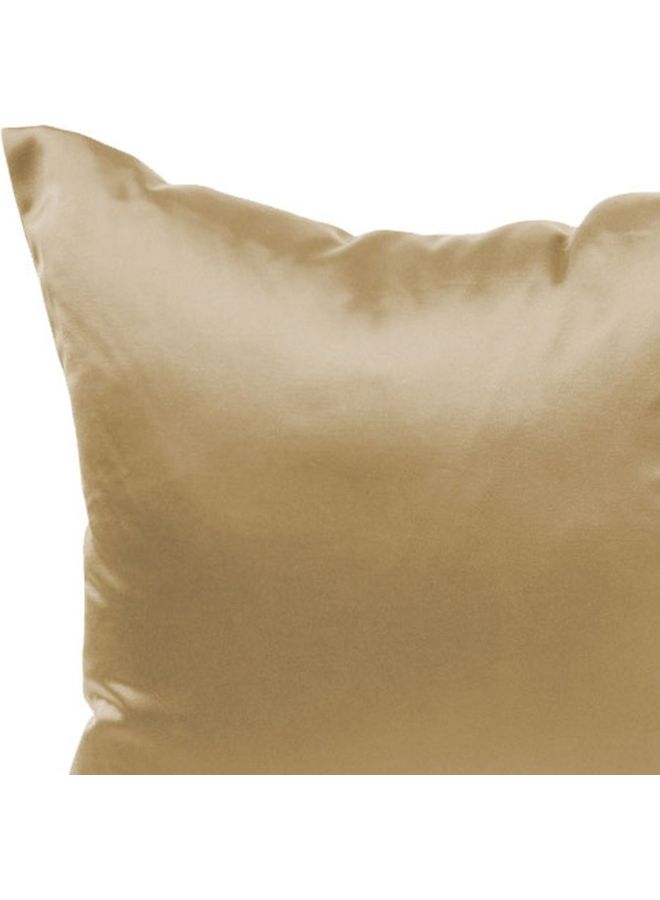 NIBEMINENT Solid Cushion Cover Gold 50x50cm - Image 2