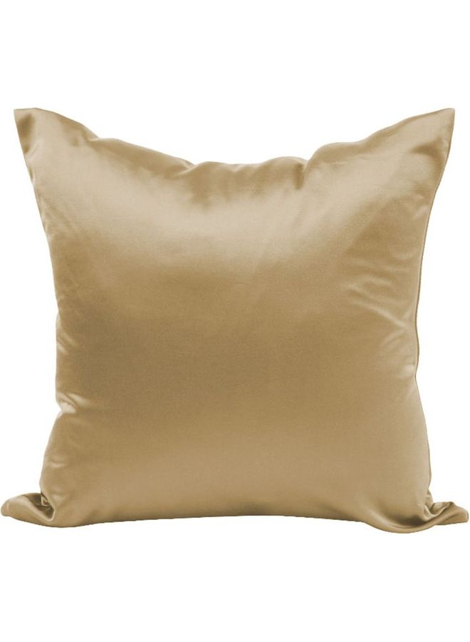 NIBEMINENT Solid Cushion Cover Gold 50x50cm - Image 1