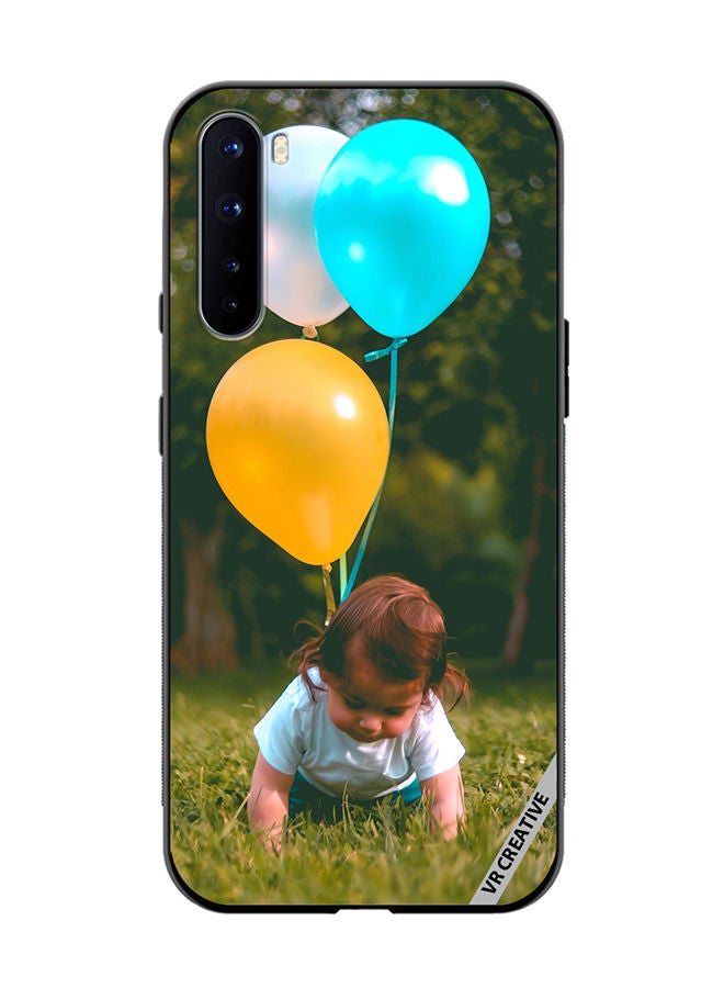 VR CREATIVE Protective Case Cover For OnePlus Nord Boy With Balloons Design Multicolour - Image 1