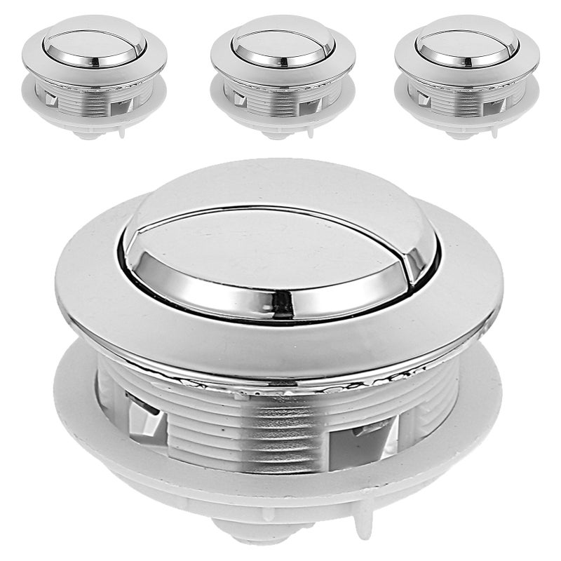 4Pcs Water Toilet Universal Button Replacement for Toilet Convenient Toilet Buttons - Image 1