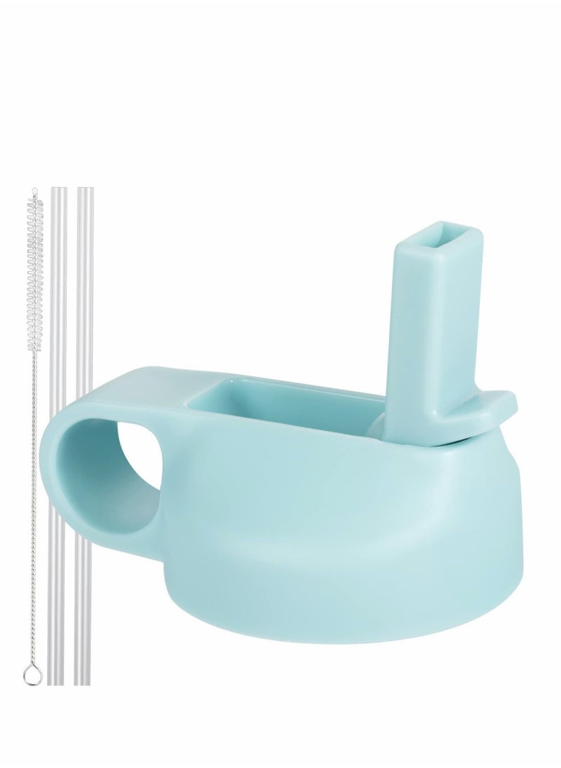 Y&D - Straw Lid Suitable For Hydro Flask,Straw Cap Wide-Mouth Water Bottle 18 32 40 Ounces (About 1.18 Liters) Wide Mouth, Top Replacement (With 2 Straws And 1 Brush) - Image 1