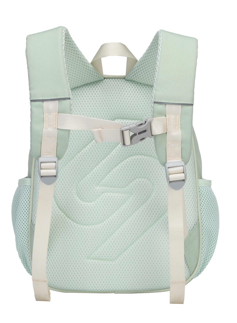 SUN EIGHT Premium Kids Backpack Water Resistant Light Weight Multifunctional Preschool Toddler Bag for Girls and Boys, SE22179, Green - Image 4