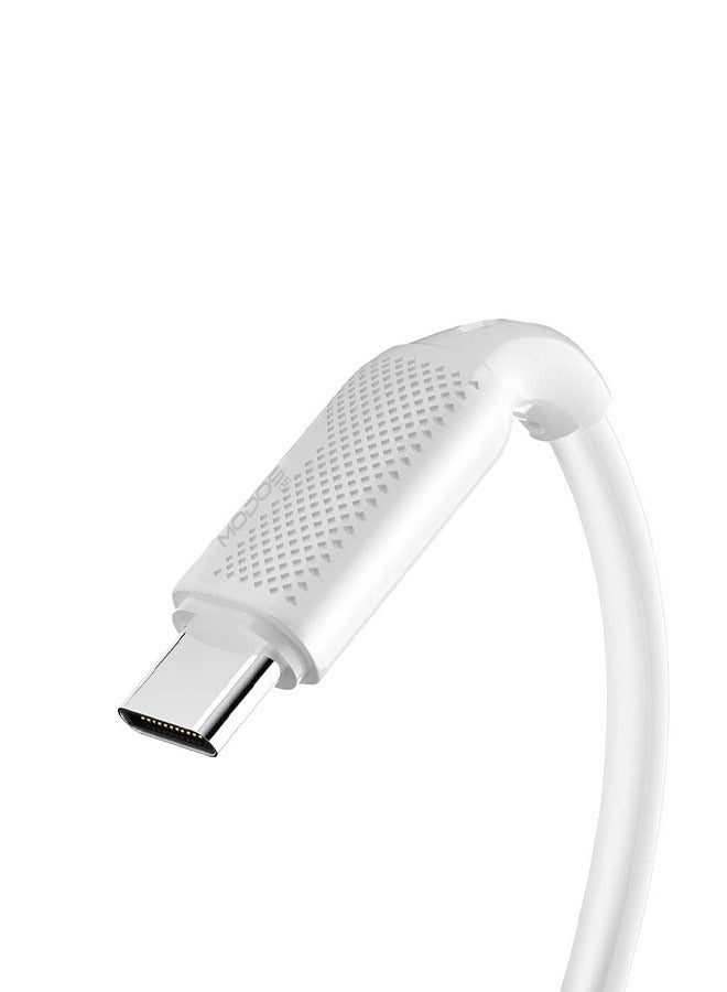 MODOS C32T PD Fast Charging Cable Type-C to Type-C 100W White - Image 2