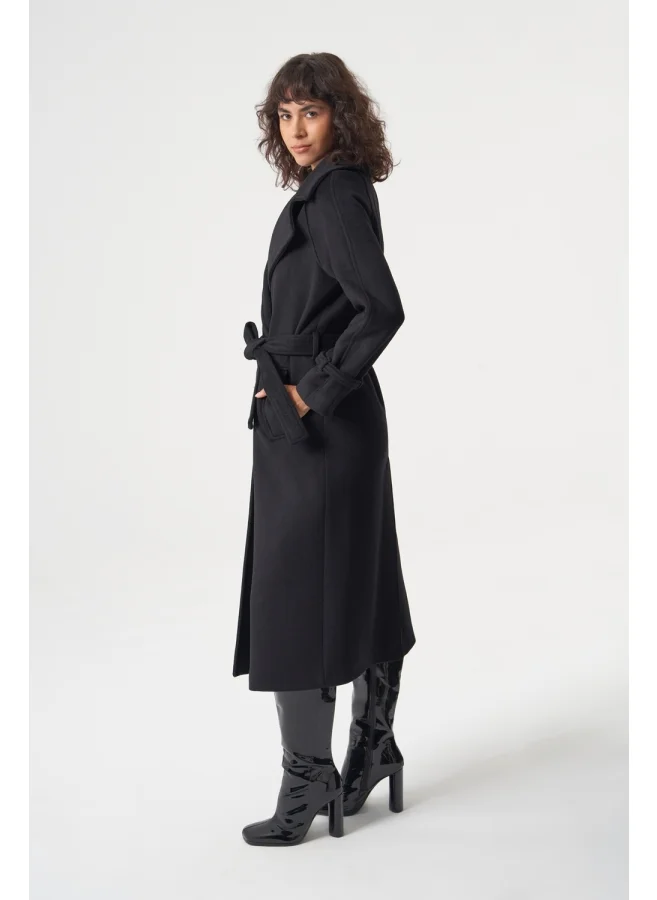 MIZALLE Trench Woven Coat