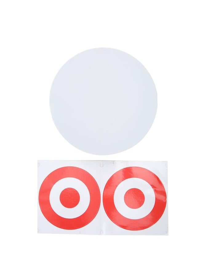Thoraya - EVA Foam Round Moving Archery Target Bow Arrows Shooting Practice Board for Indoor and Outdoor White - Image 1