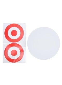 EVA Foam Round Moving Archery Target Bow Arrows Shooting Practice Board for Indoor and Outdoor White