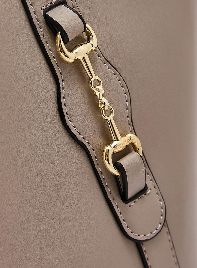 Horsebit Detail Tote Bag