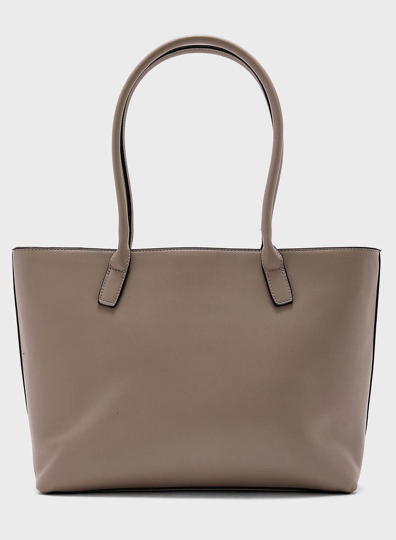 Horsebit Detail Tote Bag