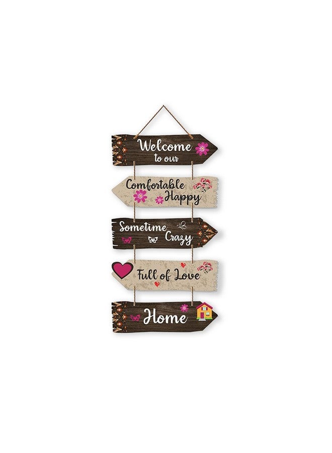 Xtore Decorative Wall Art MDF Wooden Wall Hanger for Living Room | Bedroom | Office | Kitchen | Home Decor - (XT117) - Image 1