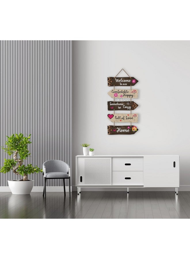 Xtore Decorative Wall Art MDF Wooden Wall Hanger for Living Room | Bedroom | Office | Kitchen | Home Decor - (XT117) - Image 2