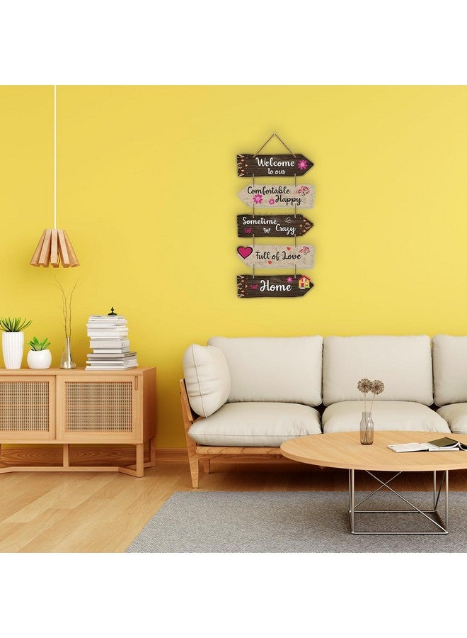 Xtore Decorative Wall Art MDF Wooden Wall Hanger for Living Room | Bedroom | Office | Kitchen | Home Decor - (XT117) - Image 5