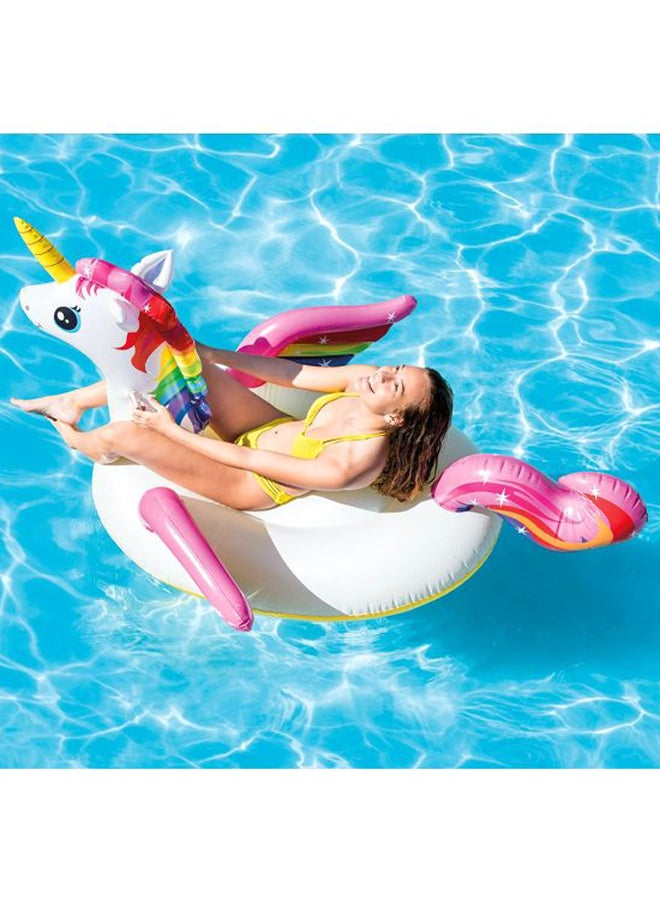 INTEX Unicorn Inflatable Ride-On Pool Float 79x38x55inch - Image 2