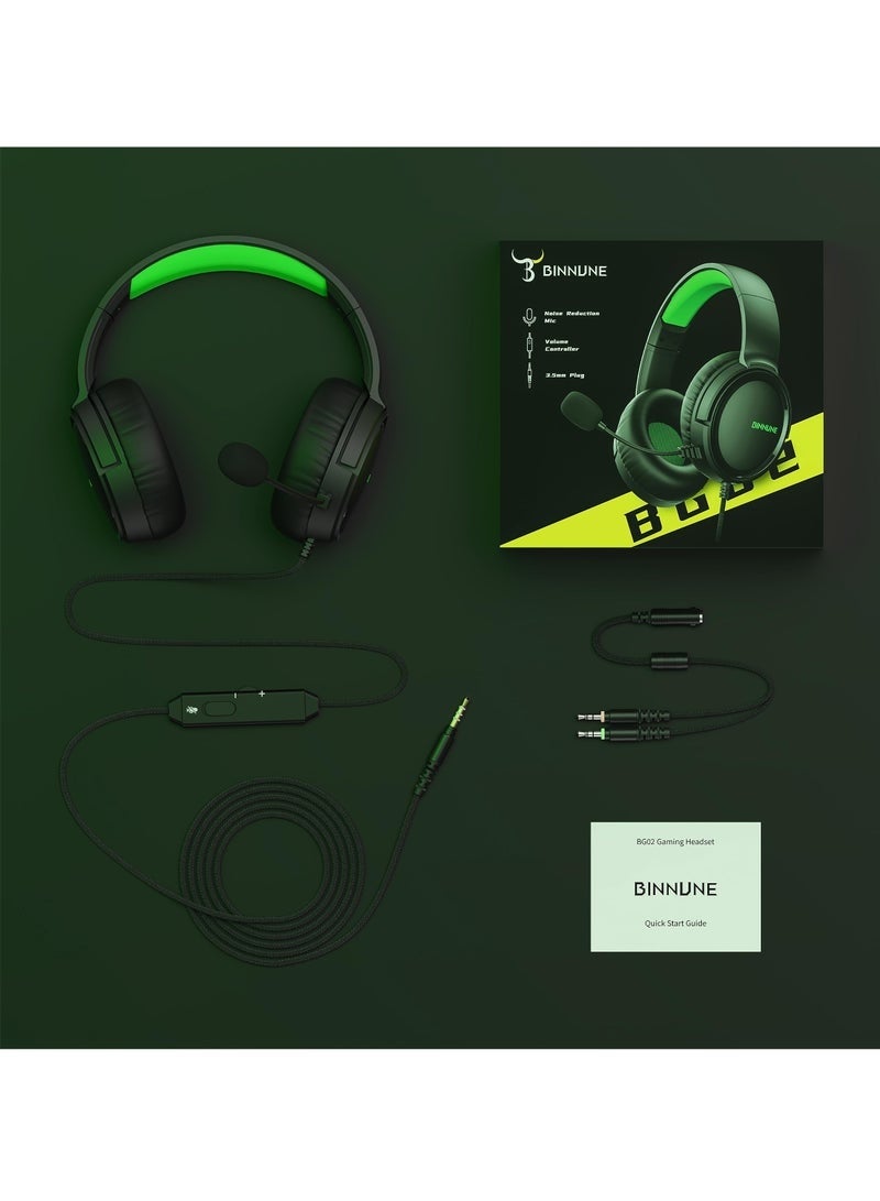 بنيون سماعة ألعاب سلكية BG02 مزودة بميكروفون لجهاز PS4 PS5 Xbox Series S|X PC Xbox One Switch - Image 4