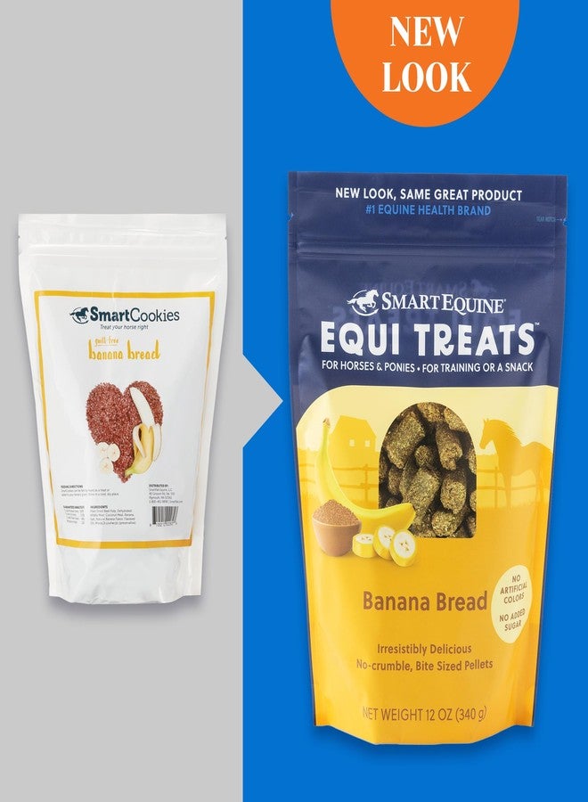 SmartEquine Equi Treats | Made with Beet Pulp & Alfalfa | High-Fiber Horse Treats | Low ESC & Starch | Bite-Sized | No Added Sugar | Banana Bread Flavor Cookies for Horses, 4 lb Bag - Image 5