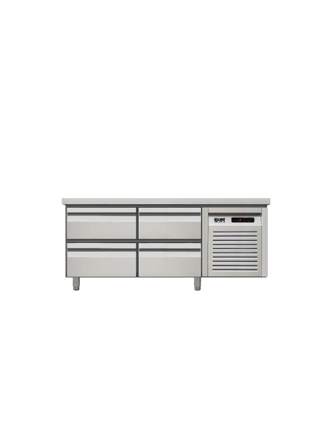 Sofia Refrigeration Commercial Refrigerator Undercounter Chiller, Table Top 4 Drawers - Image 2