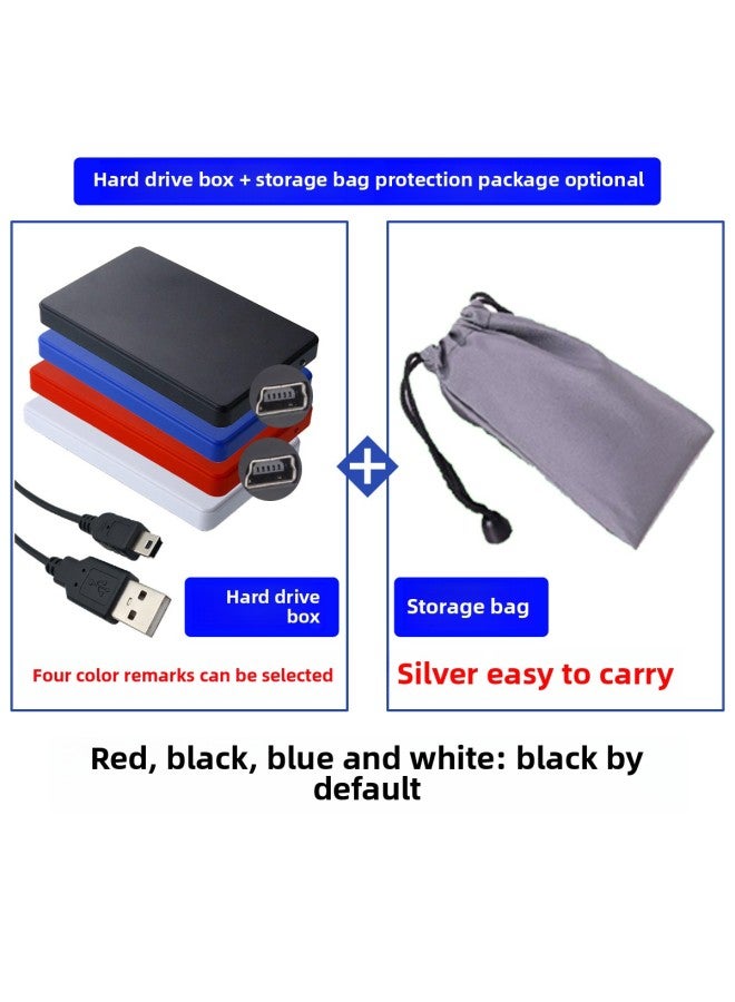Notebook Box 2.5 "usb2.0 Mobile External SSD Solid State Mechanical Shell Haoge-Capacity:Light Gray Usb2.0 With Storage Bag  - Image 1
