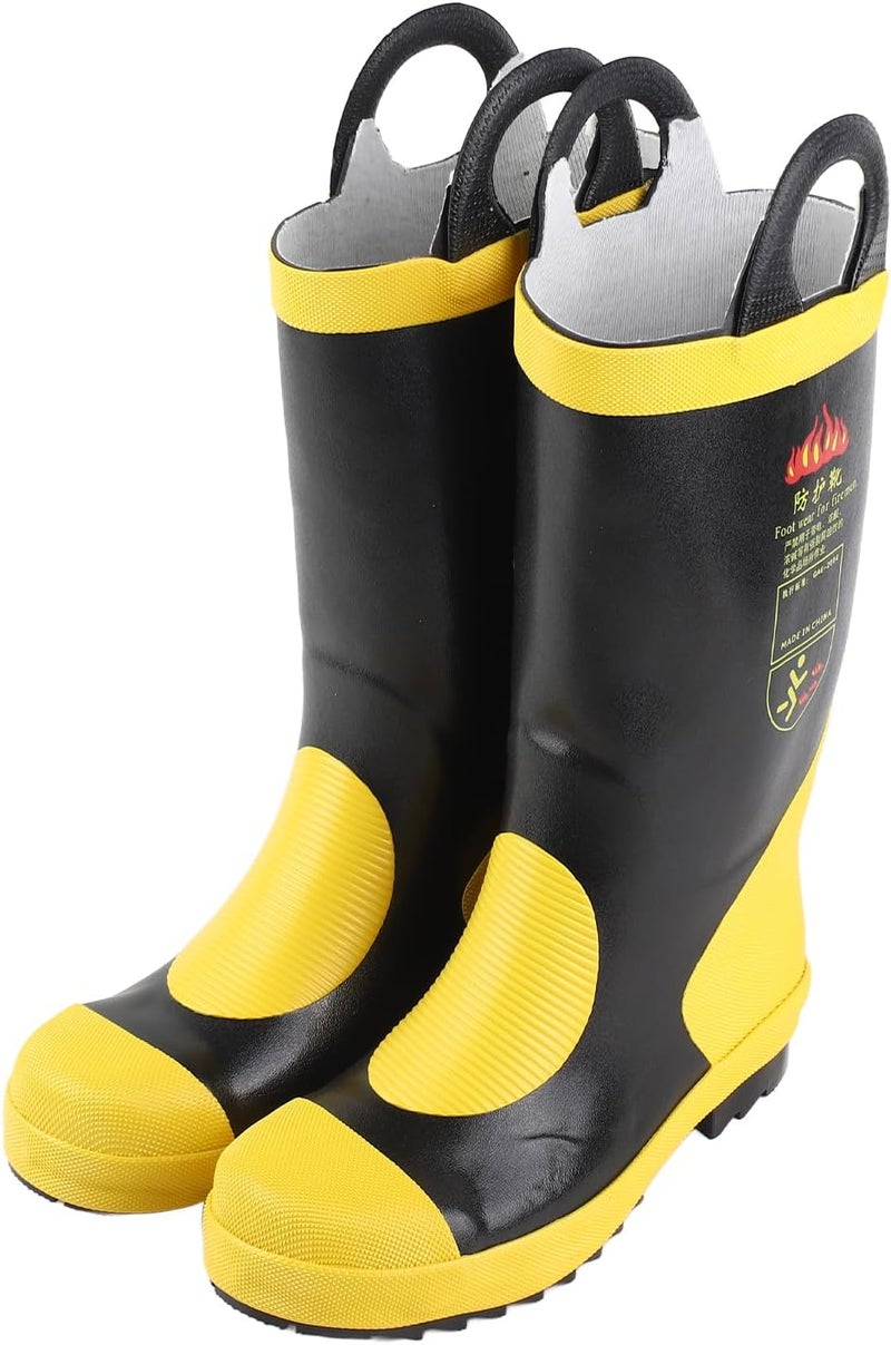 Mystical/Fantasy Retardant Heat Proof Insulation Rubber Fire Protective Boots for Emergency Rescue, 1 Pair Boots, Material: Rubber, Non Slip Fire, Protection, Strong Practicability (43 Size) - Image 5