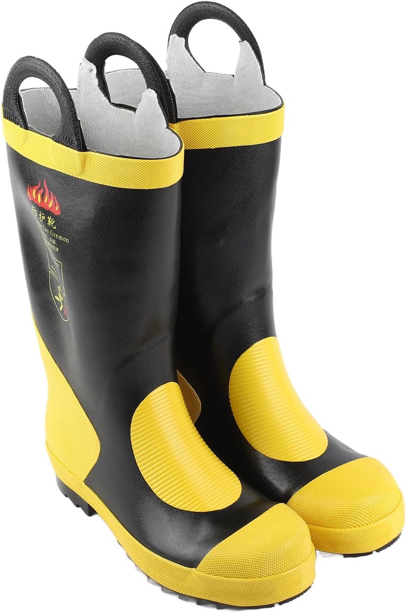 Mystical/Fantasy Retardant Heat Proof Insulation Rubber Fire Protective Boots for Emergency Rescue, 1 Pair Boots, Material: Rubber, Non Slip Fire, Protection, Strong Practicability (43 Size) - Image 3