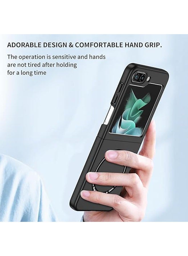 general Magnetic Phone Case for Samsung Galaxy Z Flip5 6.7 Inch MagSafe Compatible, Military-Grade Drop Protection Ultra-Thin Shockproof Phone Case for Samsung Galaxy Z Flip 5 - Image 3